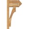 Ekena Millwork Westlake Arts & Crafts Rough Sawn Outlooker, Western Red Cedar, 8"W x 14"D x 26"H OUT08X14X26WTL03RWR - alternate 4